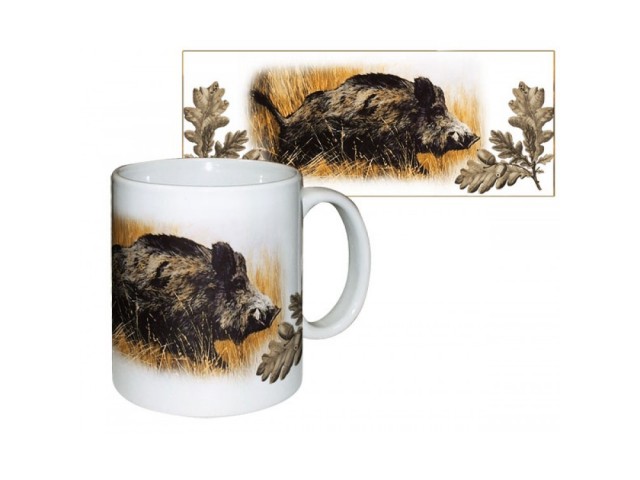 Tazza in ceramica WZ Cinghiale