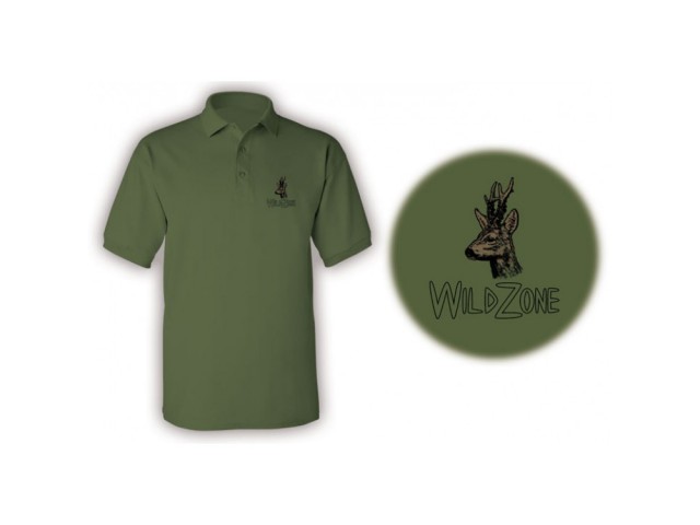 Polo kratka majica WZ Srnjak - zelena
