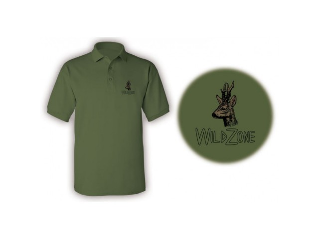Polo Kurzarmshirt WZ Rehbock - grün