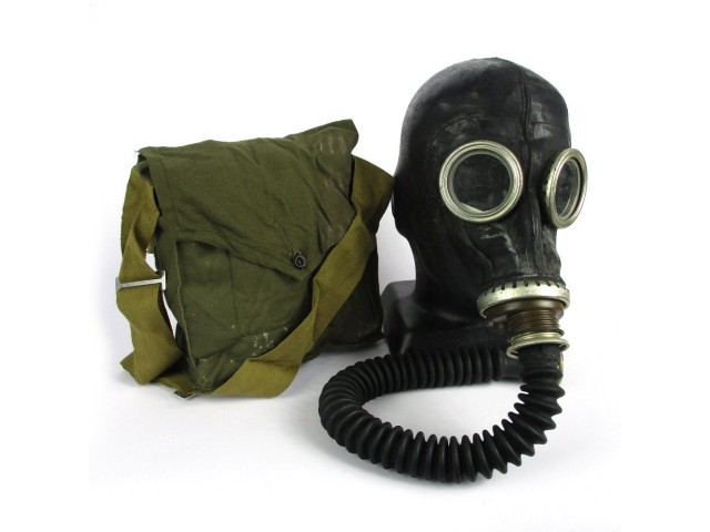 Russian gas mask used