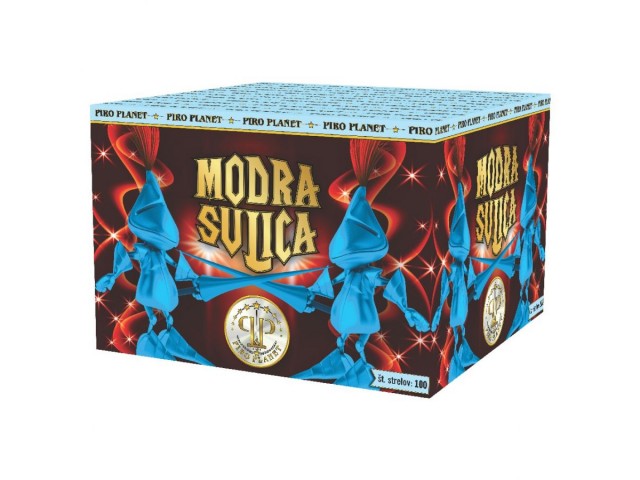 Pirotecnica blu - 100 colpi