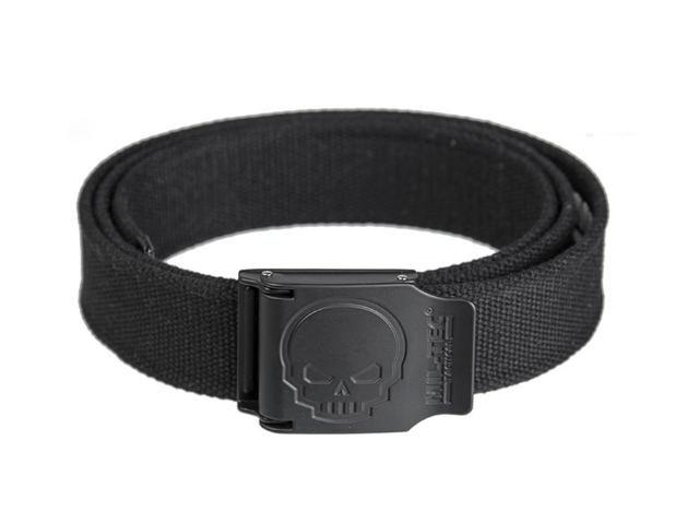 BLACK 40MM BELT SKULL