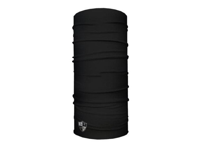 Face Scarf Solid Black - black