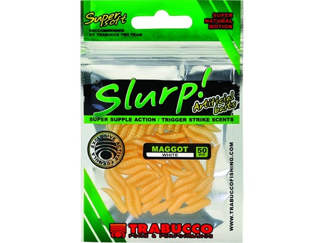 Artificial worms TRABUCCO WHITE