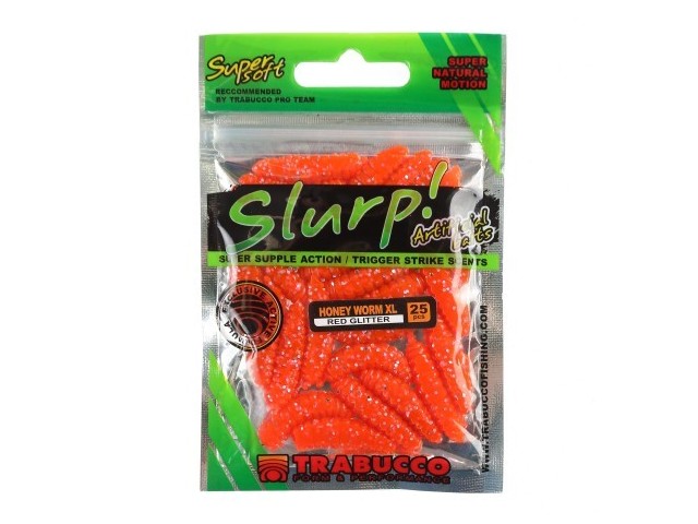 Artificial worms TRABUCCO RED