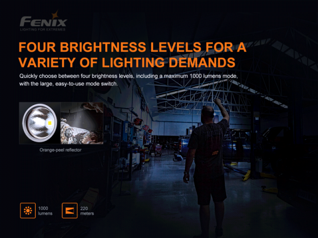 Rechargeable flashlight FENIX WT25R