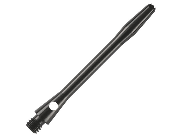 Rezervni trup za pikado SHORT aluminium black 2BA - 3 kos