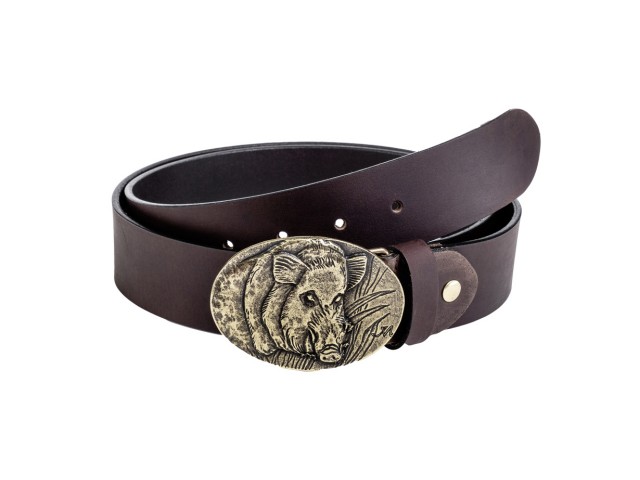 Leather belt Wild Boar