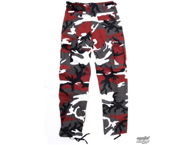 Hlače vojaške TYP BDU red camo