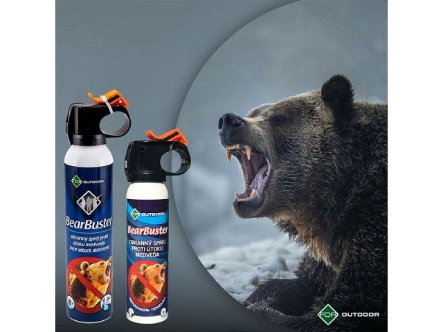 Obrambni sprej BEAR BUSTER (PROTI MEDVEDU) mali 150 ml - z etuijem za na pas