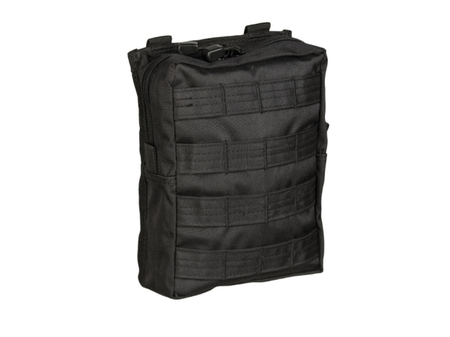 MOLLE BELT POUCH LG - black belt pouch