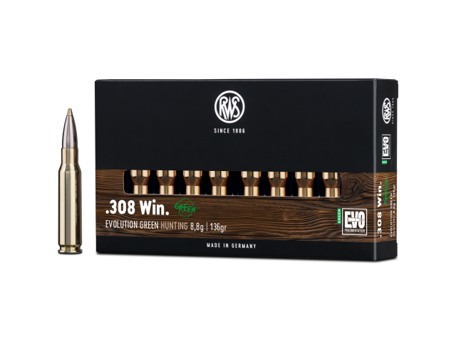 Naboj RWS .308 win EVO GREEN 8,8g EN