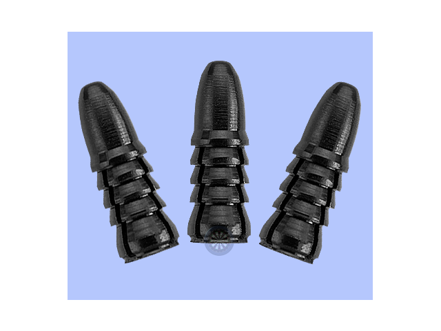 BULLET black flight protectors - 3 pcs