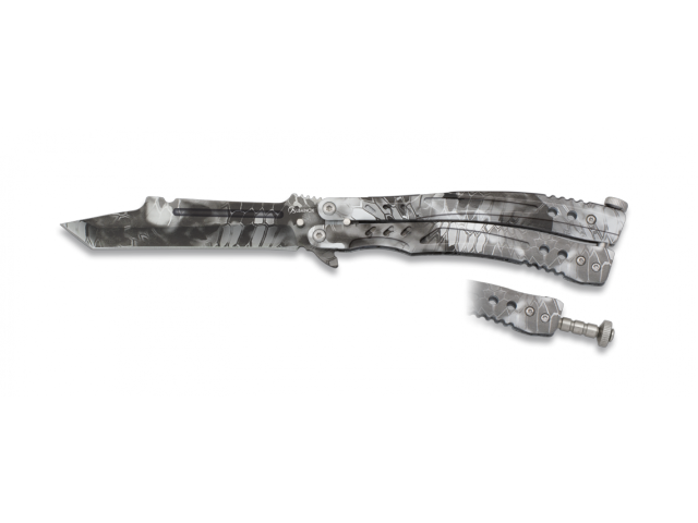 Coltello butterfly Albainox camo tanto