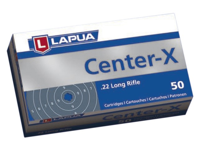 LAPUA Center-X 22 LR cartridge - 50 pieces