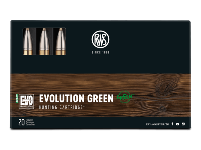 Naboj RWS 9,3x62 EVOLUTION Green - 11,9g/184gr