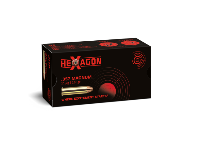 Naboj GECO 357 Mag. Hexagon - 11,7g/180gr