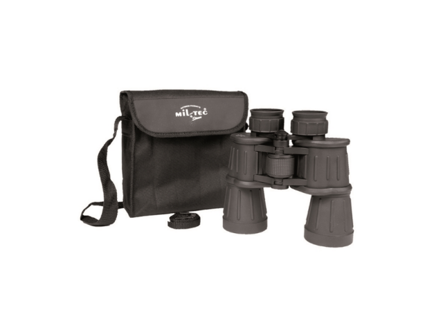 Binocolo MILTEC 7x50 nero gommato