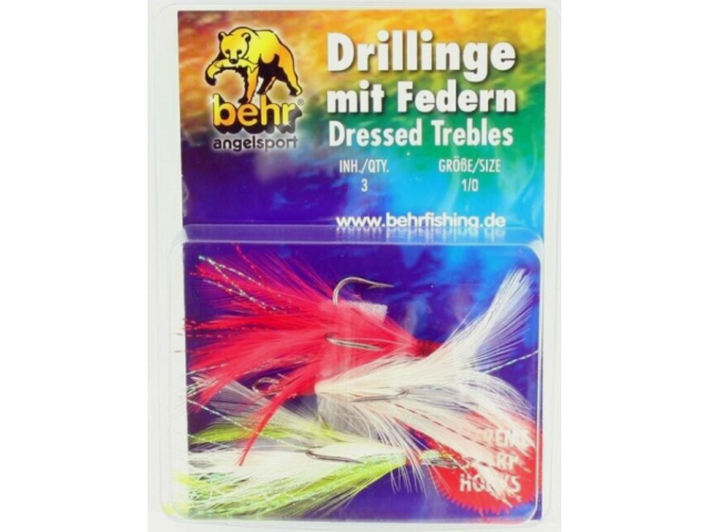 Treble con piume BEHR Dressed trebles