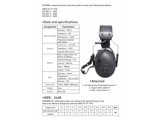 Aktivni glušniki EARMOR C51 bluetooth - črne