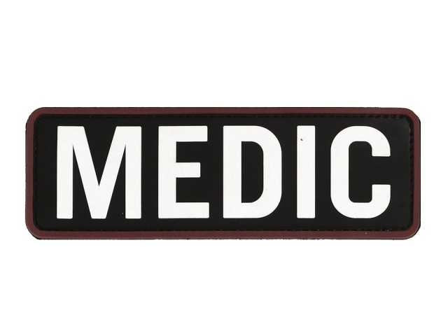 Našitek MEDIC PVC črno/rjav ježek - večji