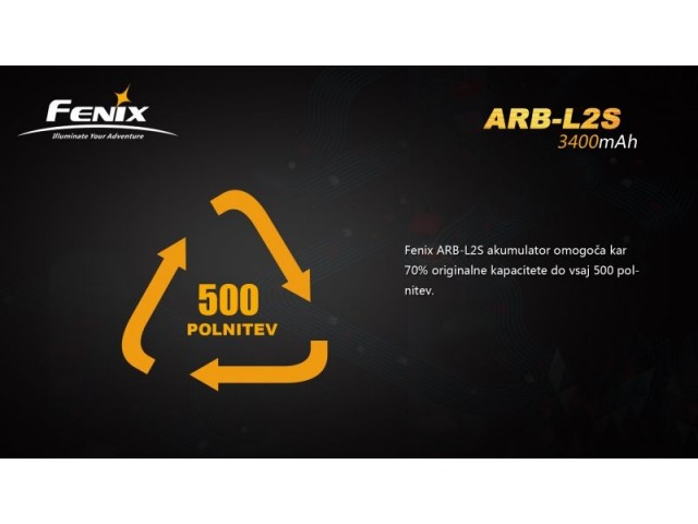 Akumulator FENIX 18650 3400 MAH AKUMULATOR (punjiva baterija)