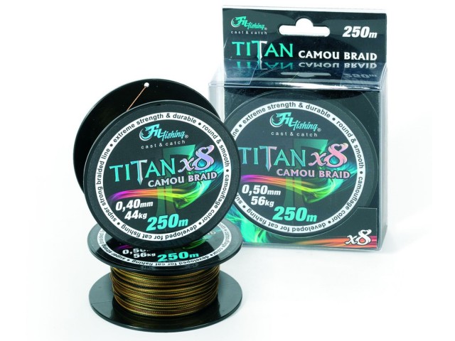 Filo FIL FISHING Titan X8 Camou Braid