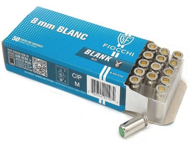 Blank FIOCCHI 8mm P.A.K. - (50 pcs)