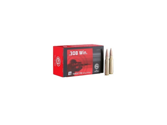Cartucce GECO .308 WIN Target FMJ - 50pz/9,5g/147gr