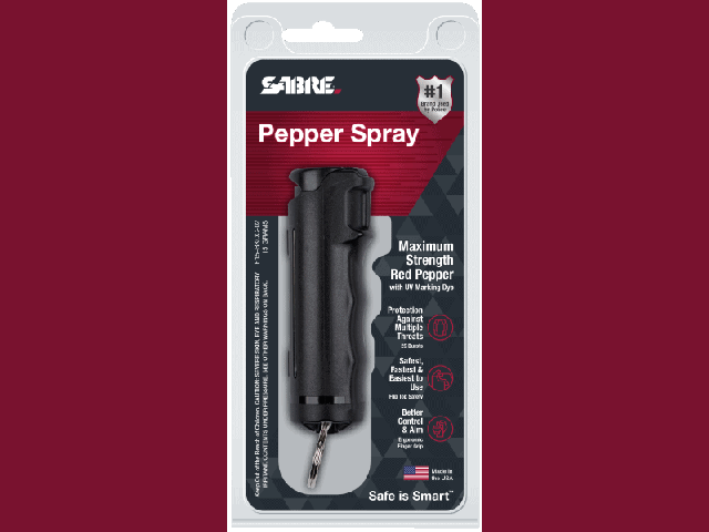 Obrambni sprej SABRE RED Pepper GEL črn EN