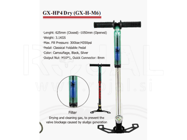 Handpumpe - Pumpen für PCP-Waffen GX GX-HP4 DRY