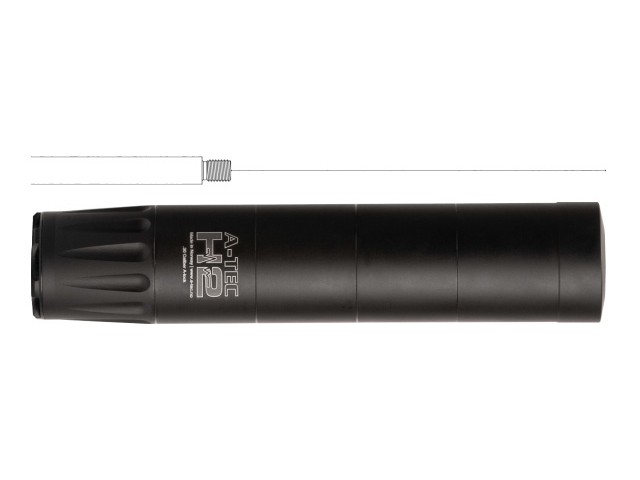 Dušilec zvoka A-TEC H2, 33 DBC - .30 cal / 5/8˝-24 UNEF