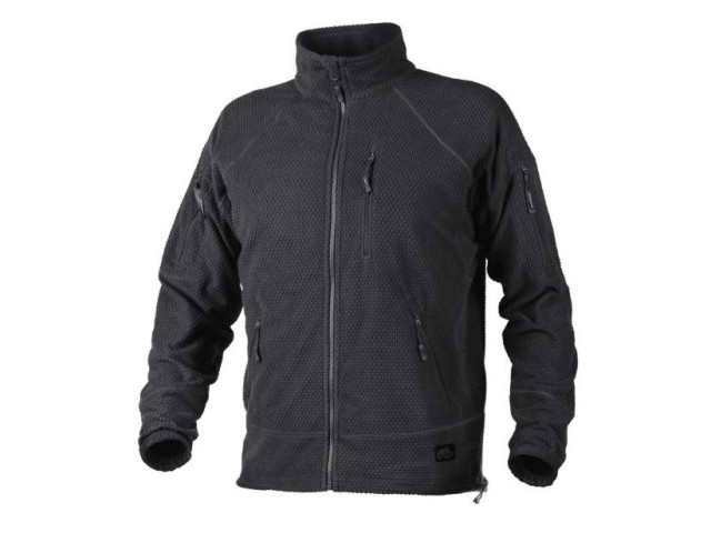 Fleece shirt HELIKON Alpha Hoodie without hood - black