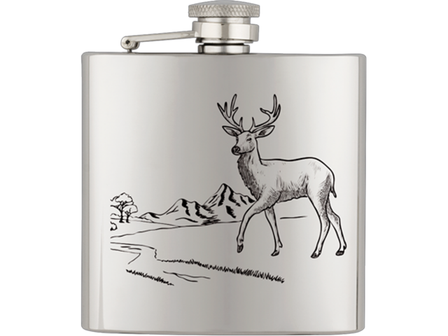 Borraccia cuore ALBAINOX Cervo - 8OZ