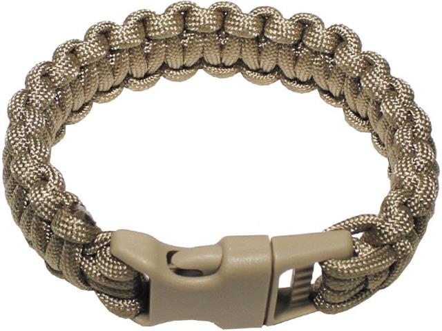 Zapestnica Paracord 22 mm coyote