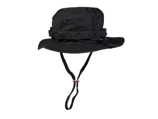 US BLACK GI BOONIE HAT