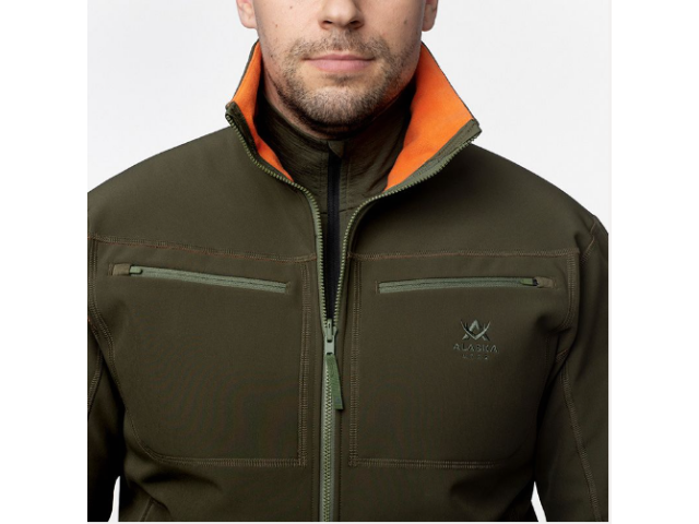 Obrnljiva jakna ALASKA 1795 Kodiak - zeleno/oranžna