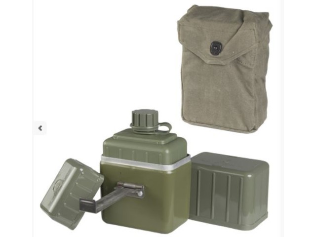 JNA mess kit set - used, with bag and utensils