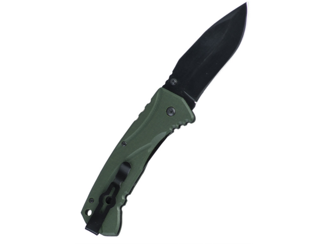 Nož MIL-TEC G10 zelen - 7,8 cm