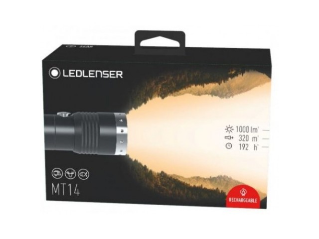 Flashlight LED LENSER MT14 Rechargeable