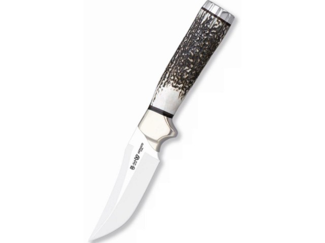 Lovski nož - NIETO JELENAR - z etuiem  -ročaj jeleniji rog - 11,5 cm EN