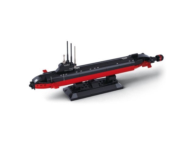 SLUBAN nuclear submarine assembly kit 1:380