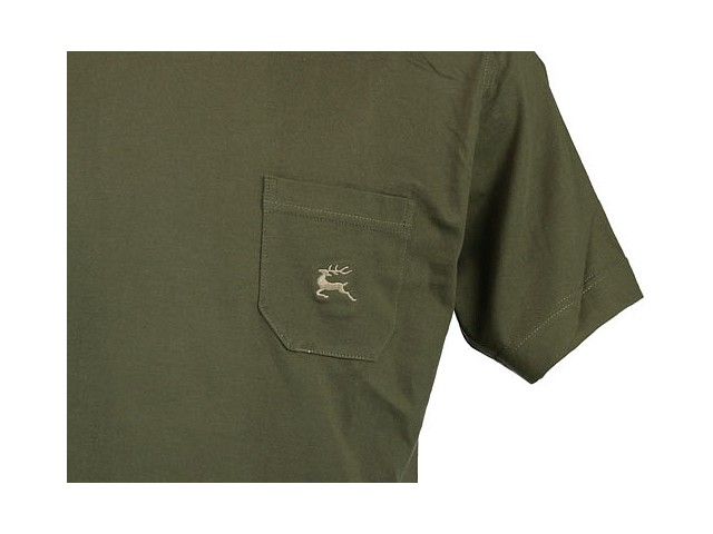Short Sleeve Shirt with POLO Small Sewn Hunting Motif