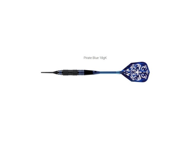 Set 3 Dart HARROWS Pirate - 18 g (blau)