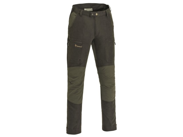 Pantaloni da caccia PINEWOOD Caribou hunt marrone verde - ALLUNGATI