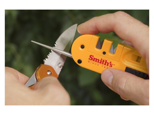 Brus za rezila, kresilo, piščalka, kompas SMITH'S Pocket Pal X2 Sharpener in preživetvena orodja