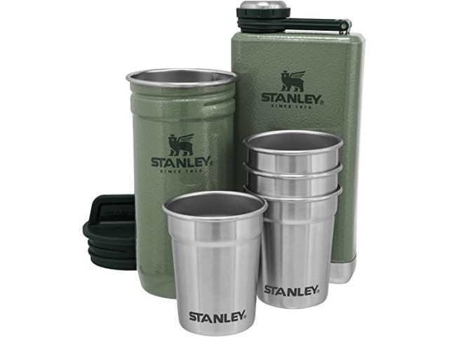Set STANLEY Adventure Pre-Party, 4 bicchieri + flask - verde