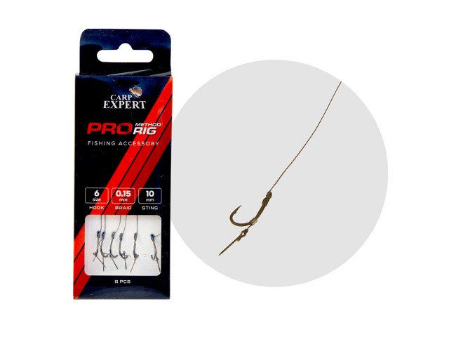 Pre-tied hooks BENZAR MIX Method Rig PRO