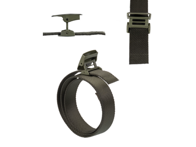 Belt MILTEC Quick release elastic 38 mm - green