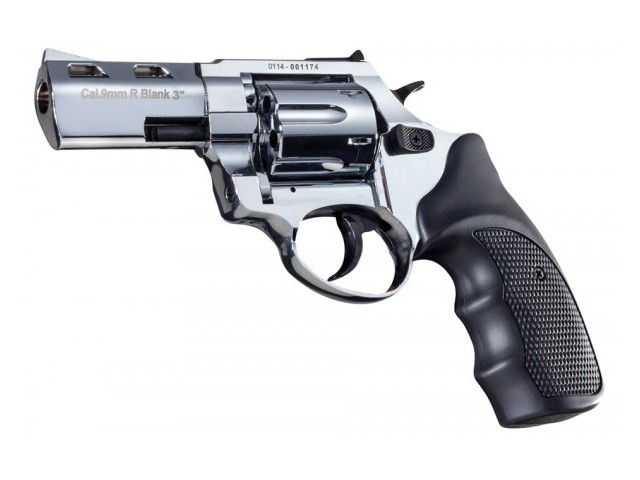 Signal revolver ZORAKI R2 - 3 inch - 9mmR - 380R - shiny chrome